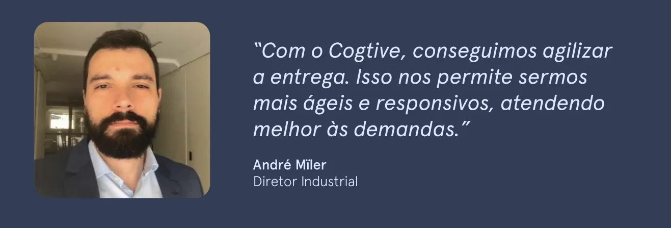 André Miler, Diretor Industrial da Brasterápica